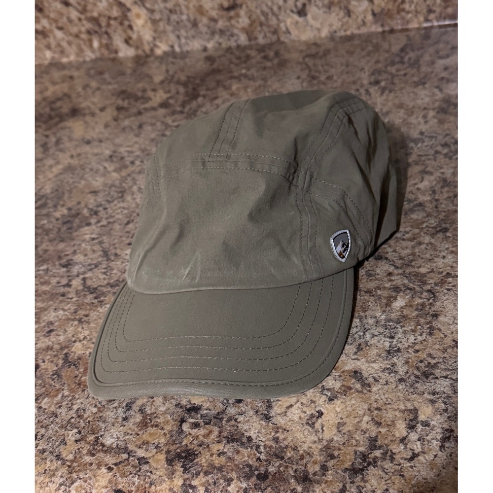 KUHL 5 Panel Hat Mens OSFA Olive Green Gorpcore Hiking Outdoor Cap